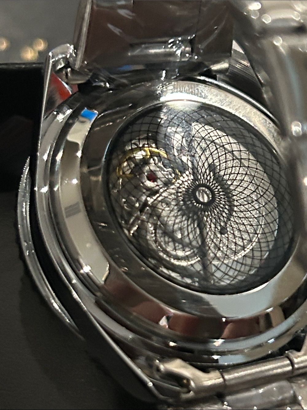 Automatic Stainless Steel Mechanical Watch - Silver